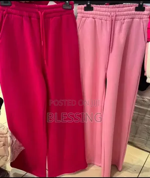 Plain Unisex Cotton Joggers