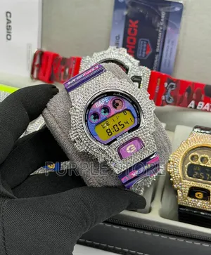 Luxury G-Shock Dw Iced Out Digital Watch