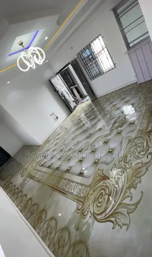 Gold 3d Epoxy Floor Design