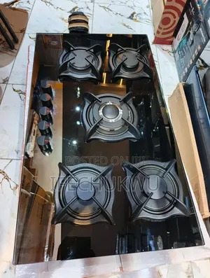 Original Image Inbuilt Cabinet 5 Burners Auto Ignition Gas Cooker Hob