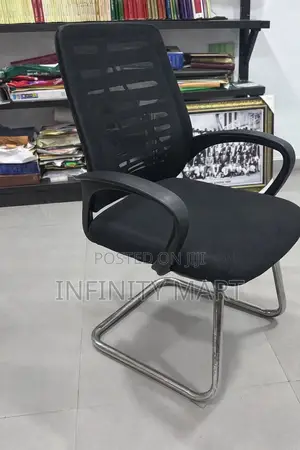 Office Chair With Sled Base.