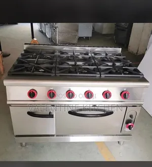 6 Burner Gas Cooker With Oven