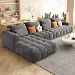 Quality Living Room L Shaped Fabric Sofa