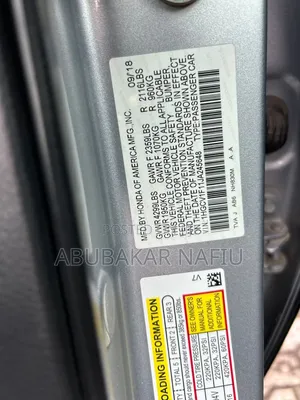 Honda Accord 2019 Silver