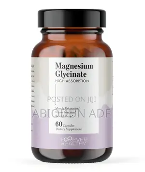 Forever Healthy Magnesium Glycinate 500mg | 60 Capsules -1 Daily | Usa