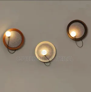 Elegant Wooden Led Wall Light