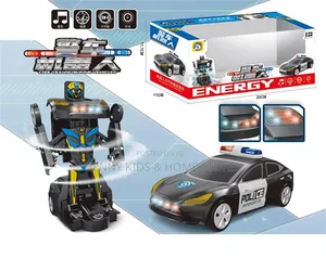 Transforming Police Robot Car Toy – Fun, Action