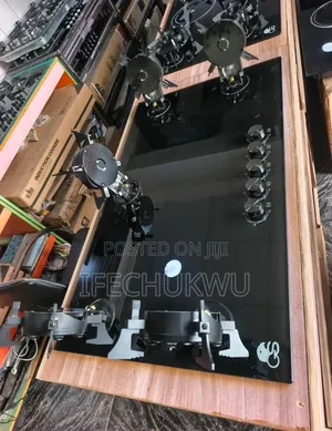 Original Gs Inbuilt Premium Luxury Flips Up 5 Burners Gas Cooker Hob
