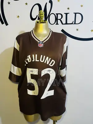 Unisex Brown Oversized Jersey T-Shirt – Casual Sportswear