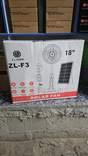 18inches Solar Rechargeable Fan Z.L-f3 High Quality