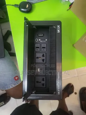 Black Desk Socket