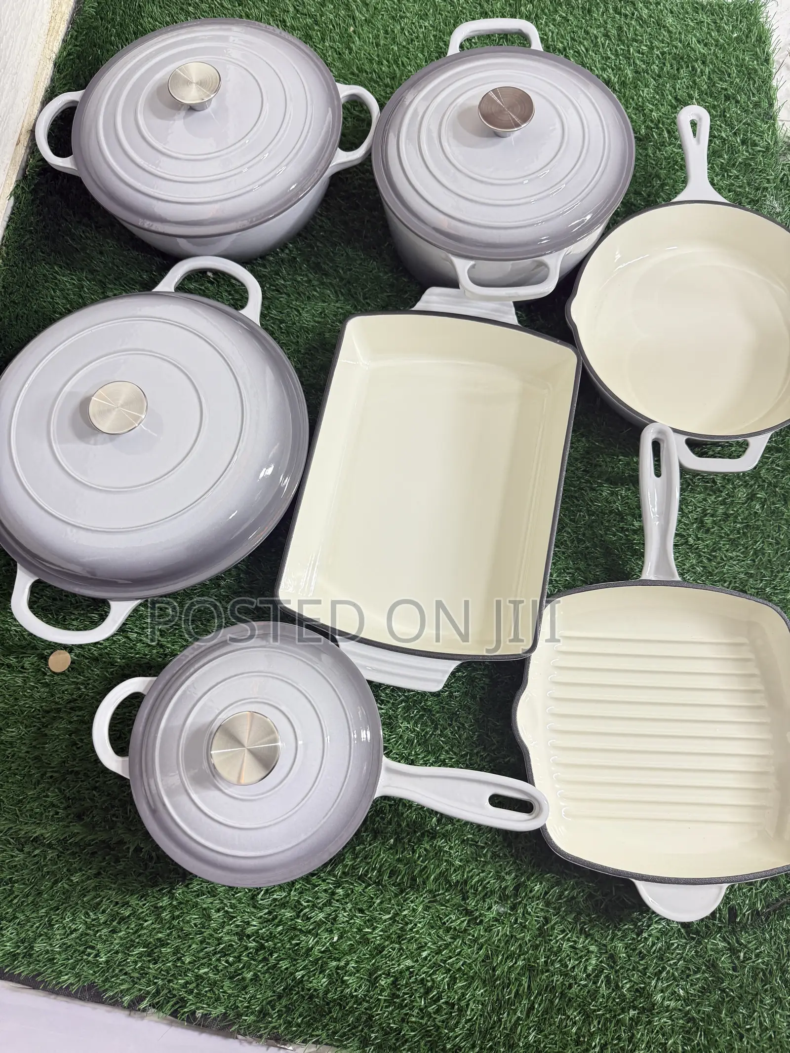 Cast Iron Enamel Kitchenware Set