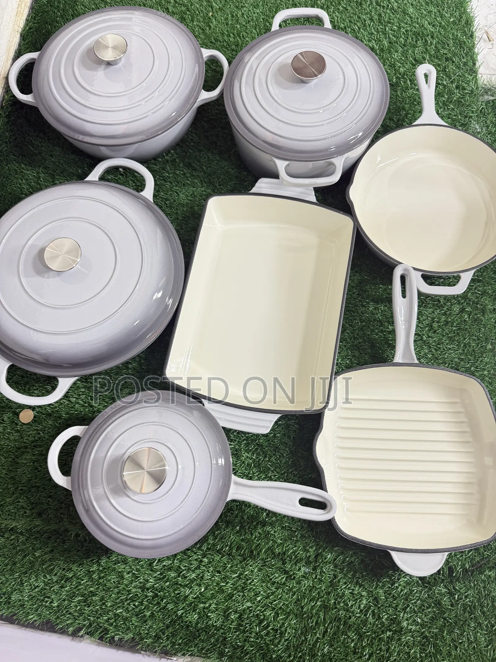 Cast Iron Enamel Kitchenware Set