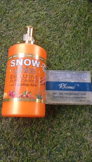 Snowhite Exclusive Egyptian Milk and Rhome Transparent Soap