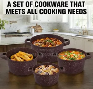 8pcs Cast Aluminium Non-Stick Cookware Set