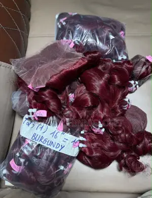 SDD Burgundy Bounce With 5*5 Closure