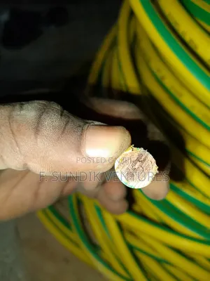 50mm 1core Flexible Cable Full Guage Green and Yellow