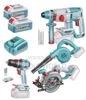 Total Cordless Impact Drill, Rotary Hammer, Circular Saw Air Blower