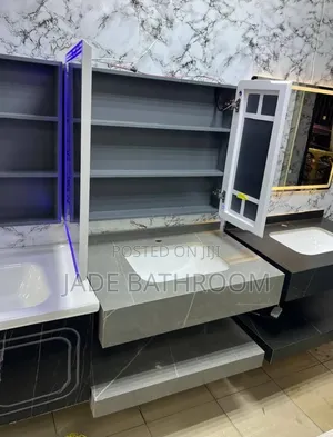 Marble Cabinet Basin Grey