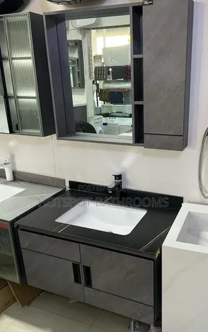 Bathroom Cabinet With Marble Sink