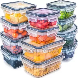 12pcs Airtight Storage Containers With Label and Pen