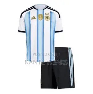 Kids Argentina 2026 World Cup Home Kit Jersey - Top Shorts