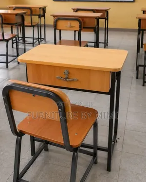 Premium Single Student School Desk and Chair Set - Brand New