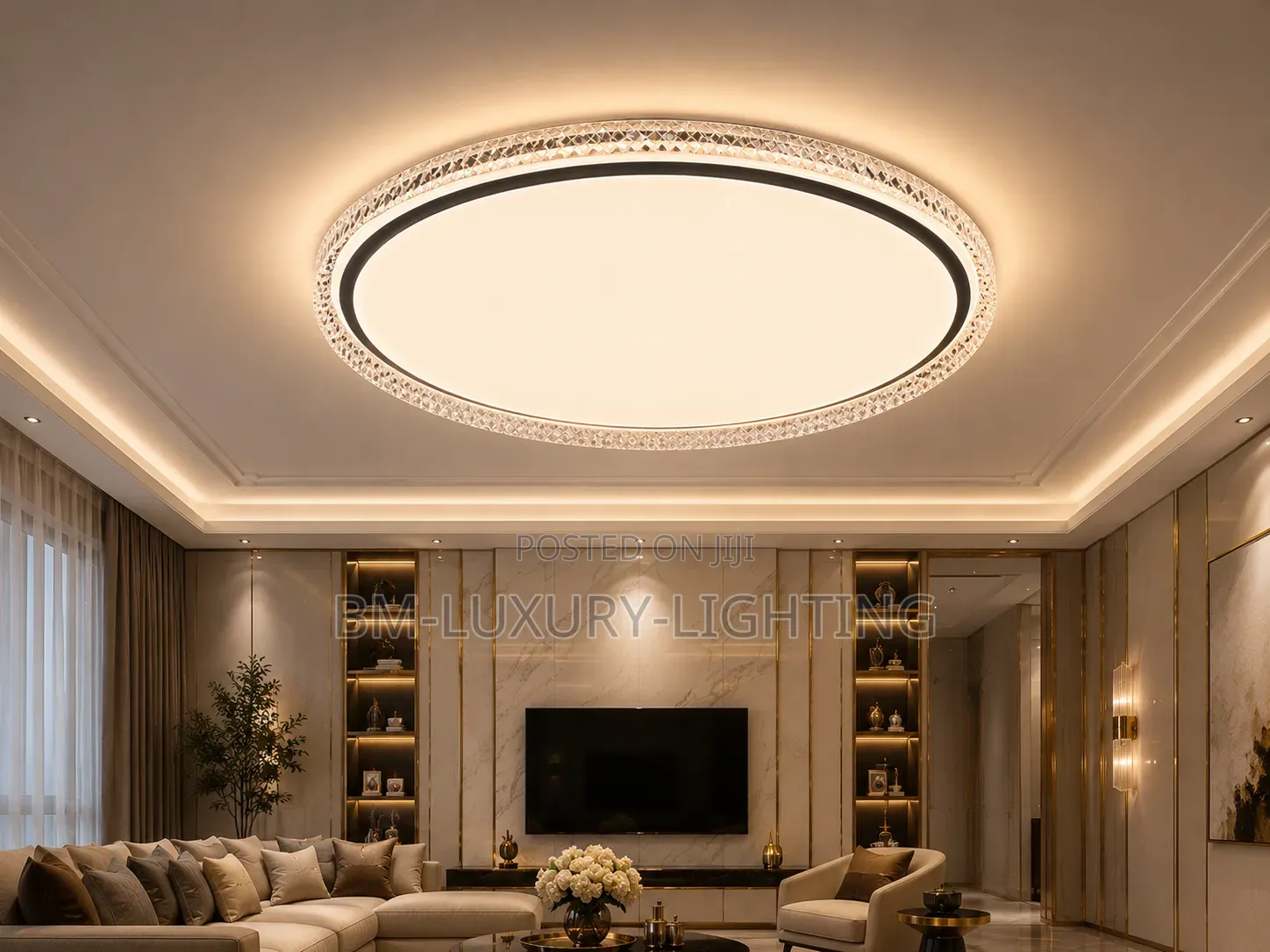 Nordic Led Exclusive Ceiling Flush Chandelier