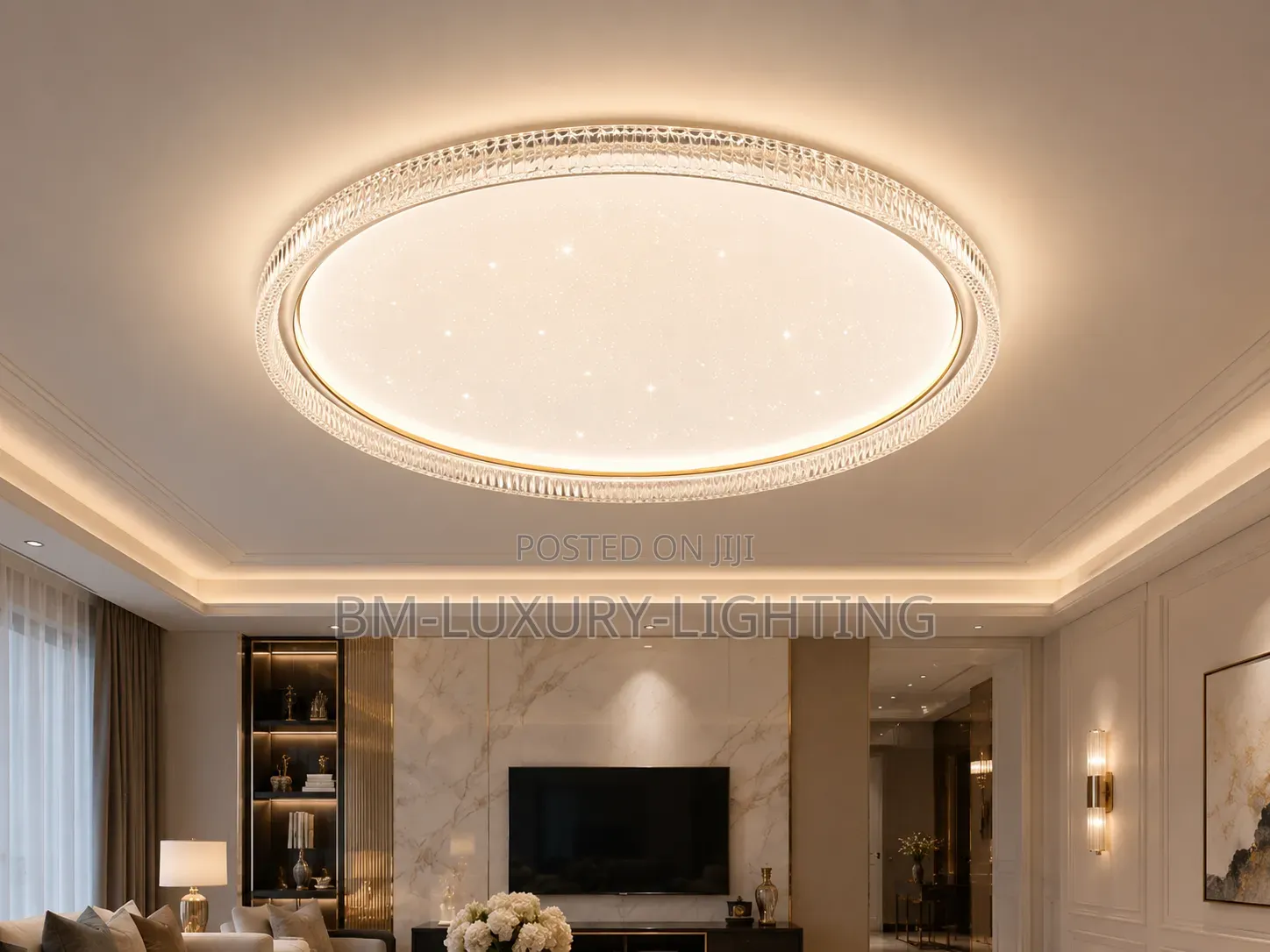 Modern Creative Executive Cloud Ceiling Flush Chandelier