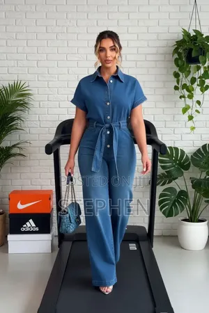 Luxury Denim Ladies Design Jumpsuit