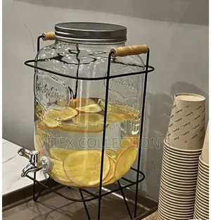 8liters Glass Juice Dispenser With Stand
