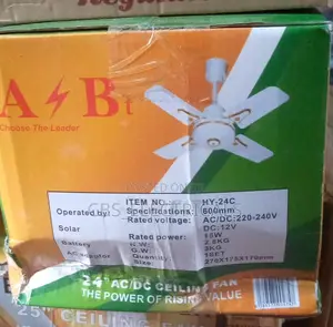 A Bt Ac/Dc Ceiling Fan