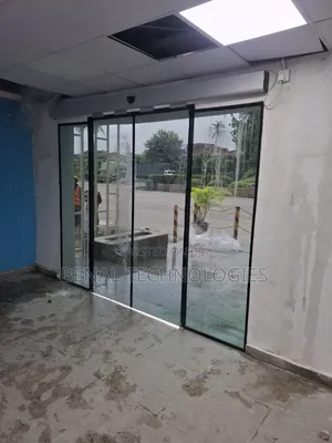 Building Entrance Sensor Automatic Doors Installation