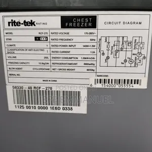 Rite-Tek 5ft Deep Freezer