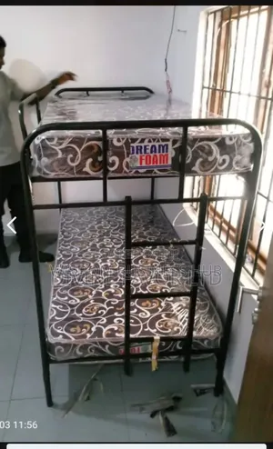 Double Bunk Bed Frame for Schools and Camps