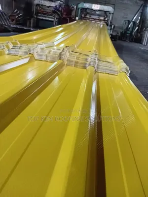 0.58 Yellow Aluminium Roofing Sheets