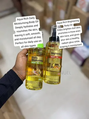 AQUA RICH BODY OIL – Moisturize, Brighten Glow Naturally!