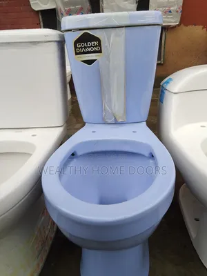 Brand New Golden Diamond Coloured Water Closet Full Set Light Blue