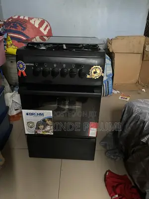 Brühm 4-Burner Standing Gas Cooker (50×50) – Never Used