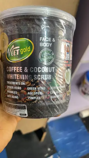 Veetgold Coffee and Coconut Whitening Face and Body Scrub