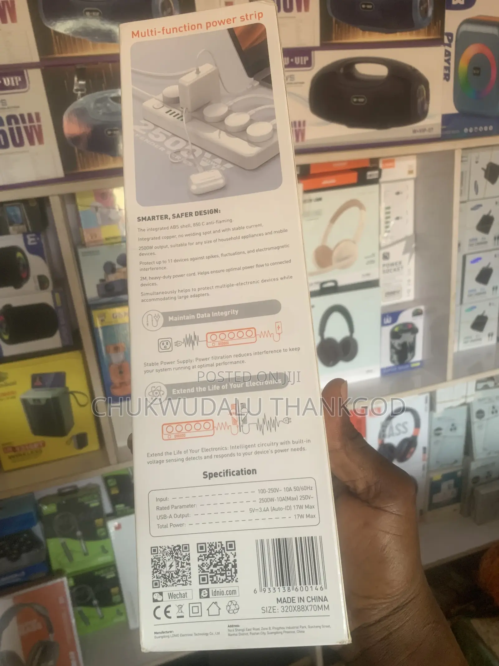 Ldnio 5sockets/6usb Power Socket
