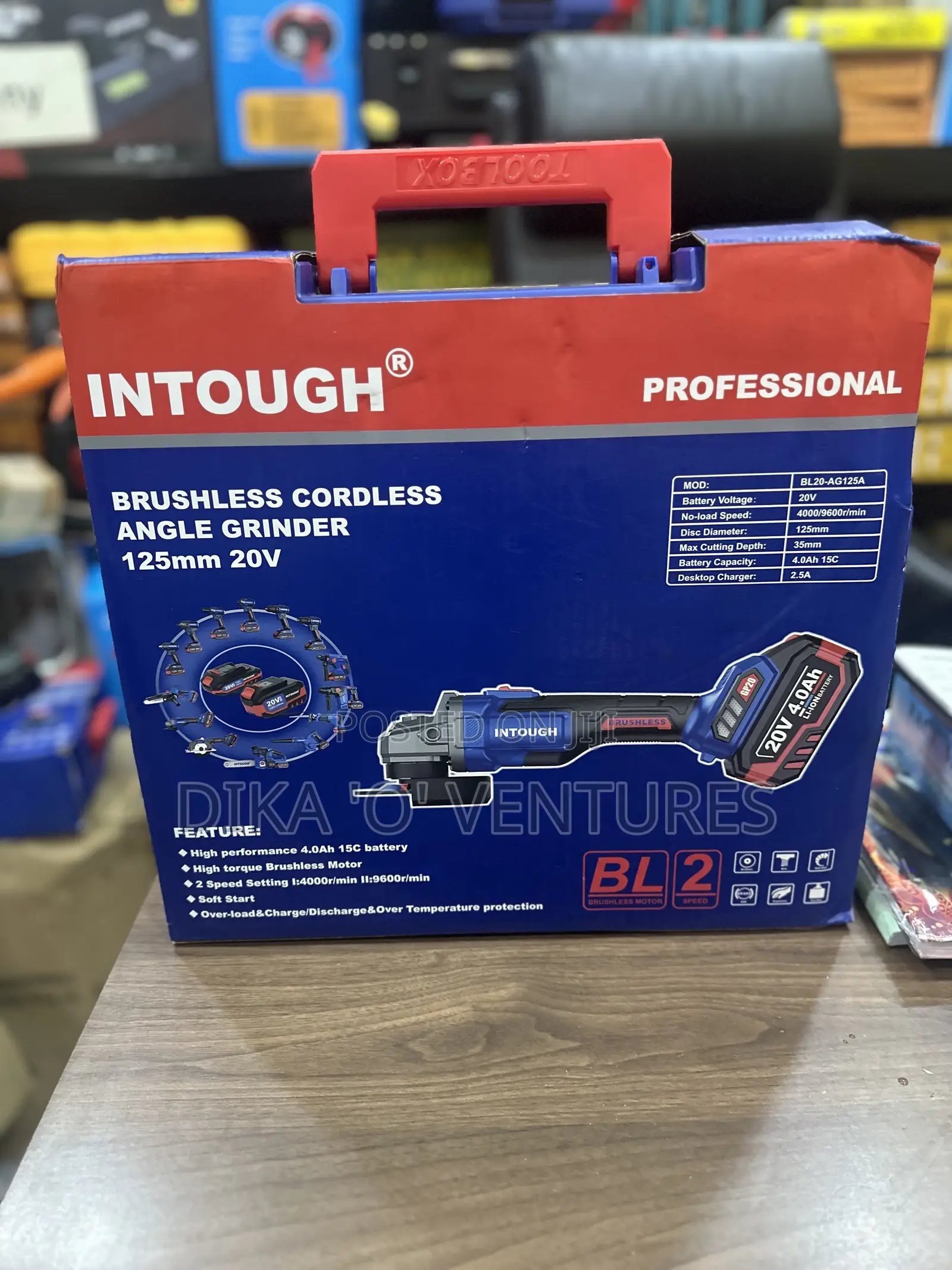 Battery Angle Grinder