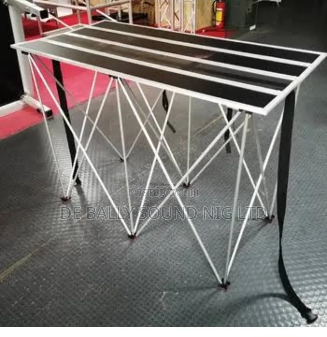 Potable Folding Dj Table -Light Weight, Stable Easy Setup