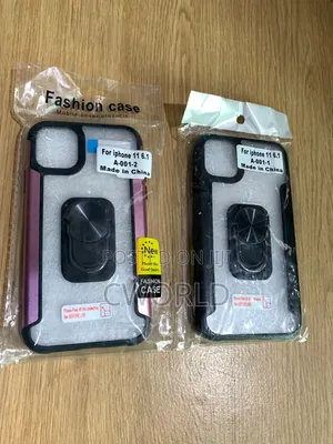 iPhone 11 6.1" Clear Ring Stand Case