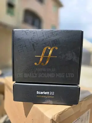 Focusrite Scarleft 2i2 Anniversary Edition Usb Audio Interface (Black