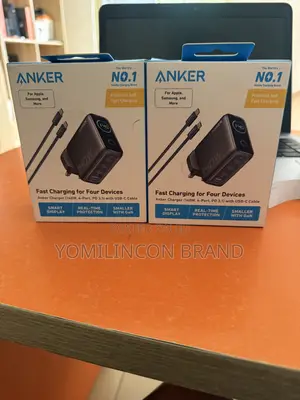 Anker 140w Charger Max Usb C Charger, 4-Port Multi-Device Fast