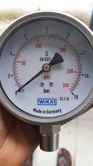Wika Bourdon Tube Pressure Gauge