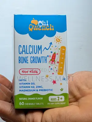 Chiqwench Calcium D3 | Zinc | Magnesium Kids – Height Bone Growth