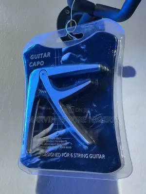 Trigger Guitar Capo With Spring Clamp and Bridge Pin Remover - Silver