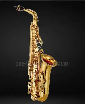 Gold Lacquer Alto Saxophone-Brass Wind Instrument
